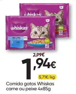 Froiz Comida gatos Whiskas promoção