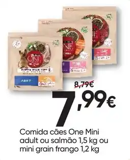 Froiz comida cães one mini adult ou salmão promoção
