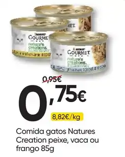 Froiz Comida gatos Natures Creation peixe, vaca ou frango promoção