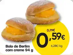 Froiz Bola de Berlim com creme promoção