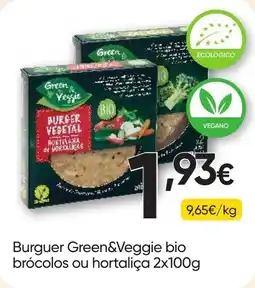 Froiz Burguer green&veggie bio promoção