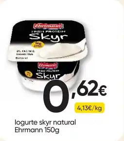 Froiz Logurte skyr natural ehrmann promoção