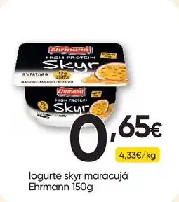 Froiz Logurte skyr maracujá ehrmann promoção