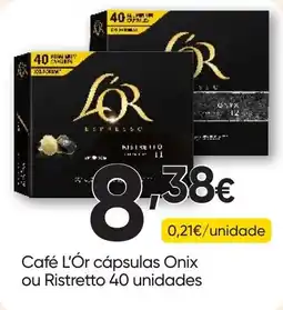 Froiz Café L'Or cápsulas Onix ou Ristretto promoção