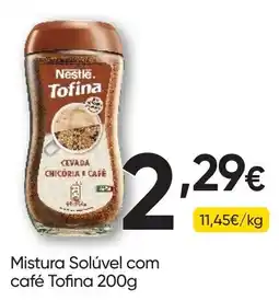 Froiz Mistura Solúvel com café Tofina promoção