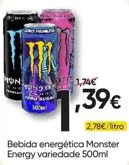 Froiz Bebida energética Monster Energy variedade 500ml promoção