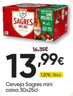 Froiz Cerveja Sagres mini promoção