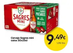 Froiz Cerveja Sagres mini promoção