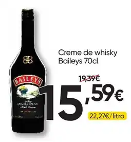 Froiz Creme de whisky Baileys promoção