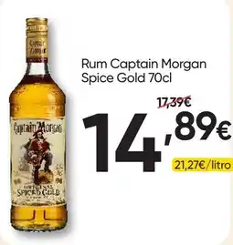 Froiz Rum Captain Morgan Spice Gold promoção