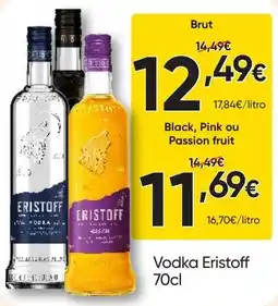 Froiz Vodka Eristoff promoção