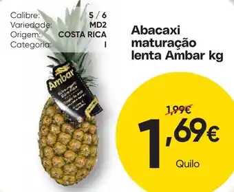 Abacaxi maturação lenta Ambar