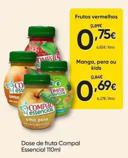Froiz Dose de fruta Compal Essencial 110ml promoção
