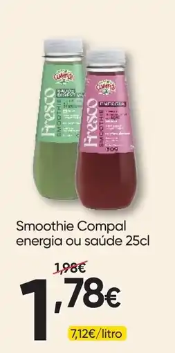 Froiz Smoothie Compal energia ou saúde 25cl promoção