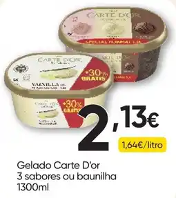 Froiz Gelado Carte D'or promoção