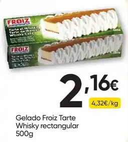 Froiz Gelado Froiz Tarte Whisky rectangular promoção