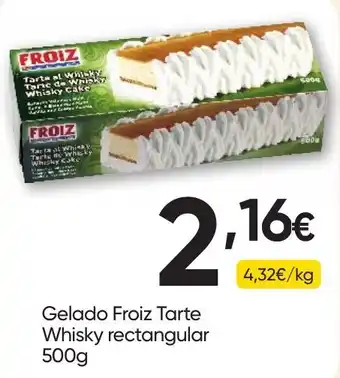 Gelado Froiz Tarte Whisky rectangular