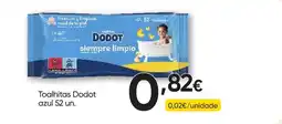 Froiz Toalhitas dodot azul promoção