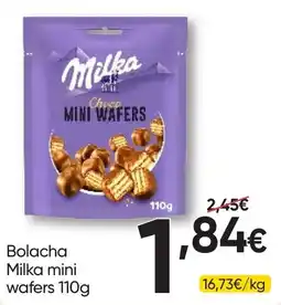 Froiz Milka mini wafers promoção