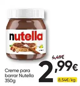 Froiz Creme para barrar Nutella promoção