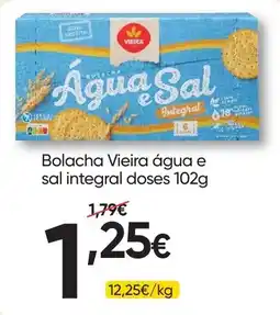 Froiz Bolacha Vieira água e sal integral promoção