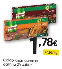 Froiz Caldo Knorr carne ou galinha 24 cubos promoção