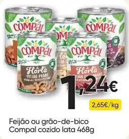 Froiz Feijão ou grão-de-bico Compal cozido lata promoção