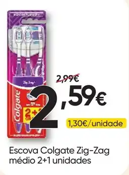 Froiz Escova Colgate Zig-Zag médio promoção