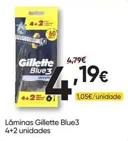 Froiz Lâminas Gillette Blue3 promoção