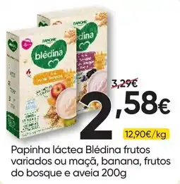 Froiz Papinha láctea Blédina frutos variados ou maçã, banana, frutos do bosque e aveia promoção