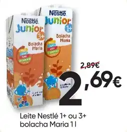 Froiz Leite Nestlé 1+ ou 3+ bolacha maria 11 promoção