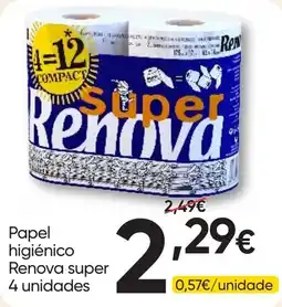 Froiz Papel higiênico renova super promoção