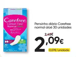 Froiz Pensinho diário Carefree normal aloé promoção