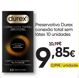 Froiz Preservativo Durex conexão total sem látex promoção