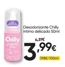 Froiz Chilly desodorante íntimo delicado promoção