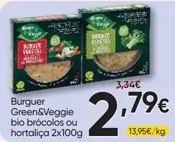 Froiz Burguer Green&Veggie bio brócolos ou hortaliça promoção