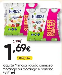 Froiz logurte mimosa líquido cremoso promoção