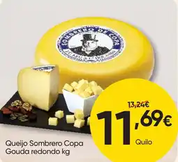 Froiz Queijo Sombrero Copa Gouda redondo promoção