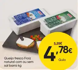 Froiz Queijo fresco Froiz promoção