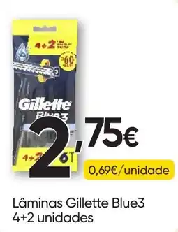Froiz Lâminas Gillette Blue3 promoção