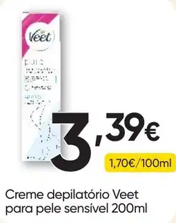 Froiz Creme depilatório Veet para pele sensível promoção