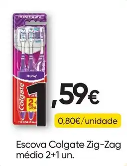 Froiz Escova Colgate Zig-Zag médio promoção