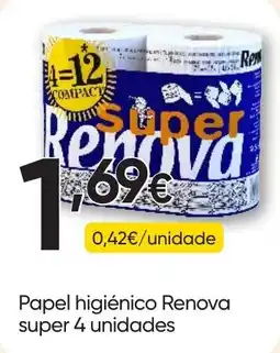 Froiz Papel higiênico Renova super 4 unidades promoção