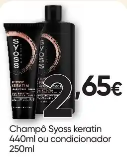 Froiz Champô Syoss keratin promoção
