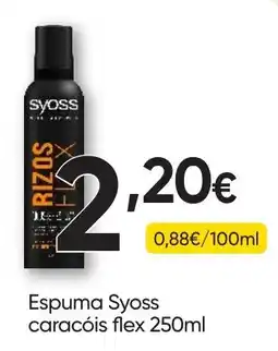 Froiz Espuma Syoss caracóis flex promoção