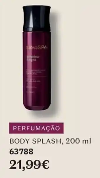 NativaSPA ameixa negra body splash