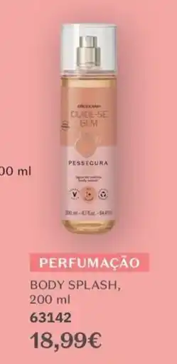 O Boticário Giovanni cuide-se bem pessegura body splash promoção