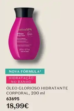 O Boticário Nativa spa óleo glorioso hidratante corporal promoção