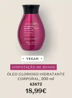 O Boticário nativa spa óleo glorioso hidratante corporal promoção