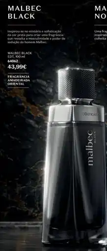 O Boticário Malbec black promoção